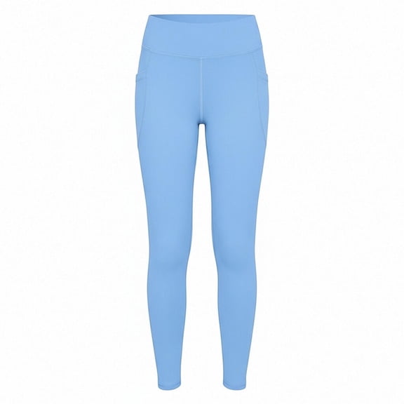 RMGVDSD Girls Leggings High Waisted Yoga Pants For Girls Soft Stretchy Workout Leggings Solid Color Comfortable Athletic Pants Playwear Daily Dressy Trousers
