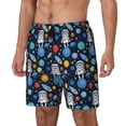 thumbnail image 2 of Uemuo Space Dog Pattern Mens Swim Trunks Quick Dry Board Shorts with Mesh Lining, Stretch Beach Shorts Quick Dry No-Chafing Board Shorts-XX-Large, 2 of 9