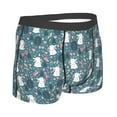 thumbnail image 2 of KLL Forest Rabbit Men's Cotton Boxer Briefs Underwear-Medium, 2 of 8