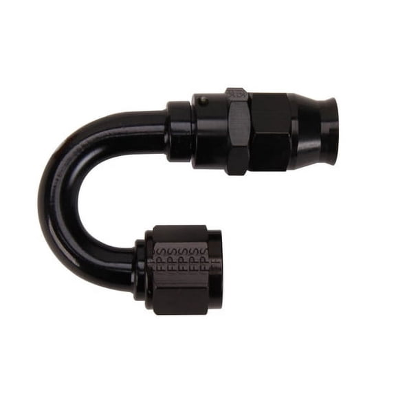 Fragola Performance Systems 681808-BL #8 Real Street 180 Deg. Hose End For Ptfe Hose Black