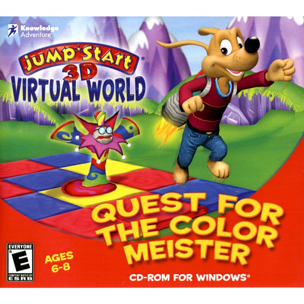 JumpStart 3D Virtual World Quest For The Color Meister