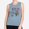 thumbnail image 2 of Holiday Tis the Season Women's Muscle Tank Small Stonewash Denim, 2 of 5