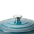 thumbnail image 2 of Hamilton Beach 2 Quart Cast Iron Sauce Pan w/ Stainless Steel Knob, Blue, 2 of 4