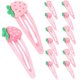 thumbnail image 3 of Strawberry Hair Clip Girls Hairpins Durable Accessory 20Pcs for Halloween, 3 of 4