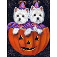thumbnail image 2 of Cuadros Decorativos Pintura de diamante 5D DIY Kits de perro de Halloween taladro Wdftyju redondo completo decoración de pared manualidades, 2 of 8