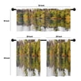 thumbnail image 4 of LALILO Kitchen Curtains and Valances Set of 3 36" Boat And Window Treatment Tiers for Window Decor, 4 of 5