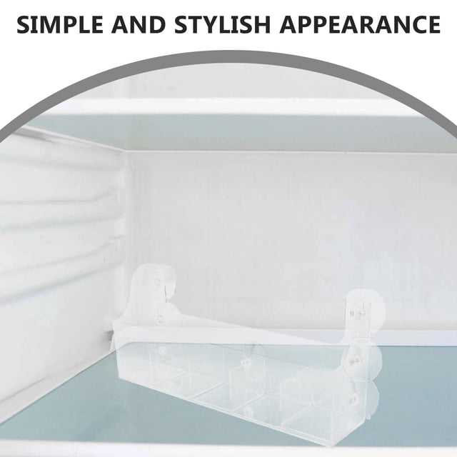 unbranded Repisa Ajustable Para Refrigerador Con Ventosas Para Almacenar Frascos Y De