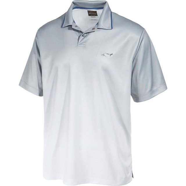 Polo de rugby para hombre Greg Norman Performance Dip-Dye, gris, mediano Greg Norman polo, rugbi