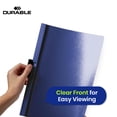 Durable DURACLIP A4 Project Folder 25 Pack 30 Sheets Holder Metal Clip ...