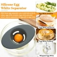 thumbnail image 6 of Momihoom Silicone Egg Separators, Food-Silicone Egg White Separator, 3-Slit Egg White Separator from Yolk for Baking, Must-Have Egg Separator Tool, 6 of 8