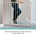 thumbnail image 6 of Toddleroo by North States Essential Stairway and Walkway Child Safety Gate, 30" Tall, White, 6 of 8