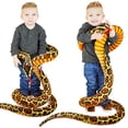 thumbnail image 2 of Bernard le Python Brun - Peluche Animal en Peluche de 114 Pouces - par Tiger Tale Toys, 2 of 6