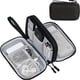thumbnail image 5 of Jumpingount Bolsa de aseo de viaje de doble capacidad, bolsa de almacenamiento de cables de datos impermeable y a prueba de polvo, accesorios Viajes, Equipaje y Accesorios Varios negro trompeta, 5 of 6