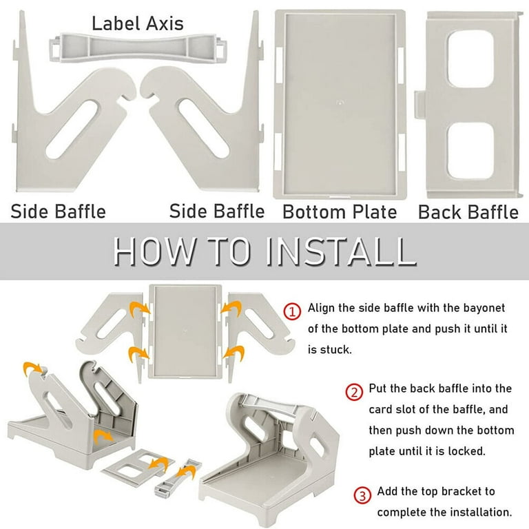 Rollo Label Holder for Rolls and Fan-Fold Labels