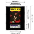 thumbnail image 2 of 11x14 Silver Playbill Frame with Black Mat with 2 Openings to Display 1 Playbill & 1 Ticket - with, 2 of 6