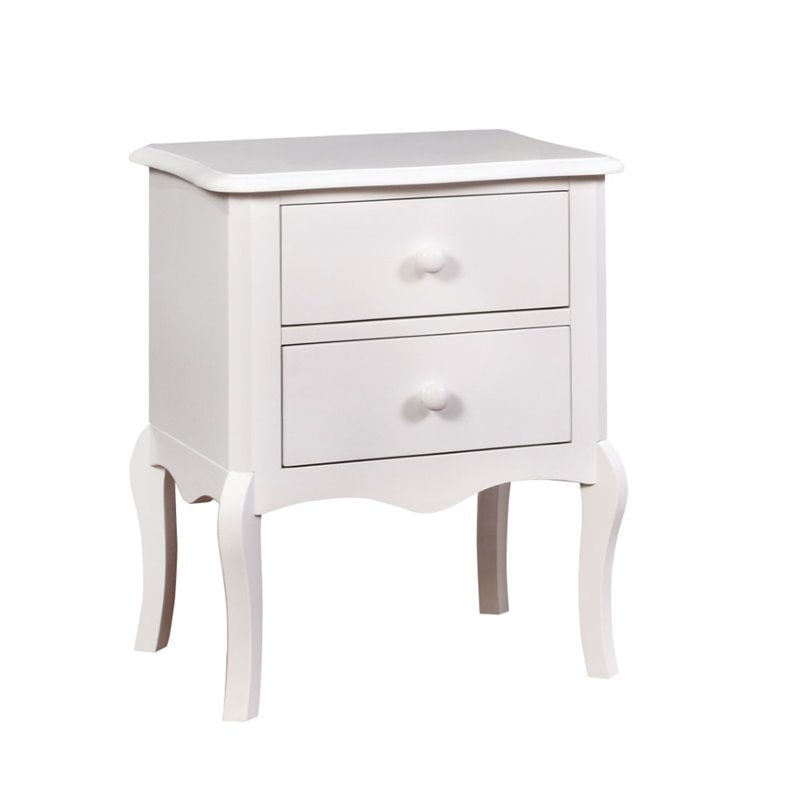 kids white nightstand
