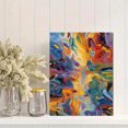 thumbnail image 2 of Abstract Colorful Swirls Oil Painting Canvas Print Wall Art for Living Room Office Hotel Cafe, 2 of 8