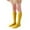 Yellow, variant on Kids Boys Girls Cotton Socks Unisex Solid Color Crew Socks, Soft Comfortable Toddler Dress Ankle Socks Pack of 5