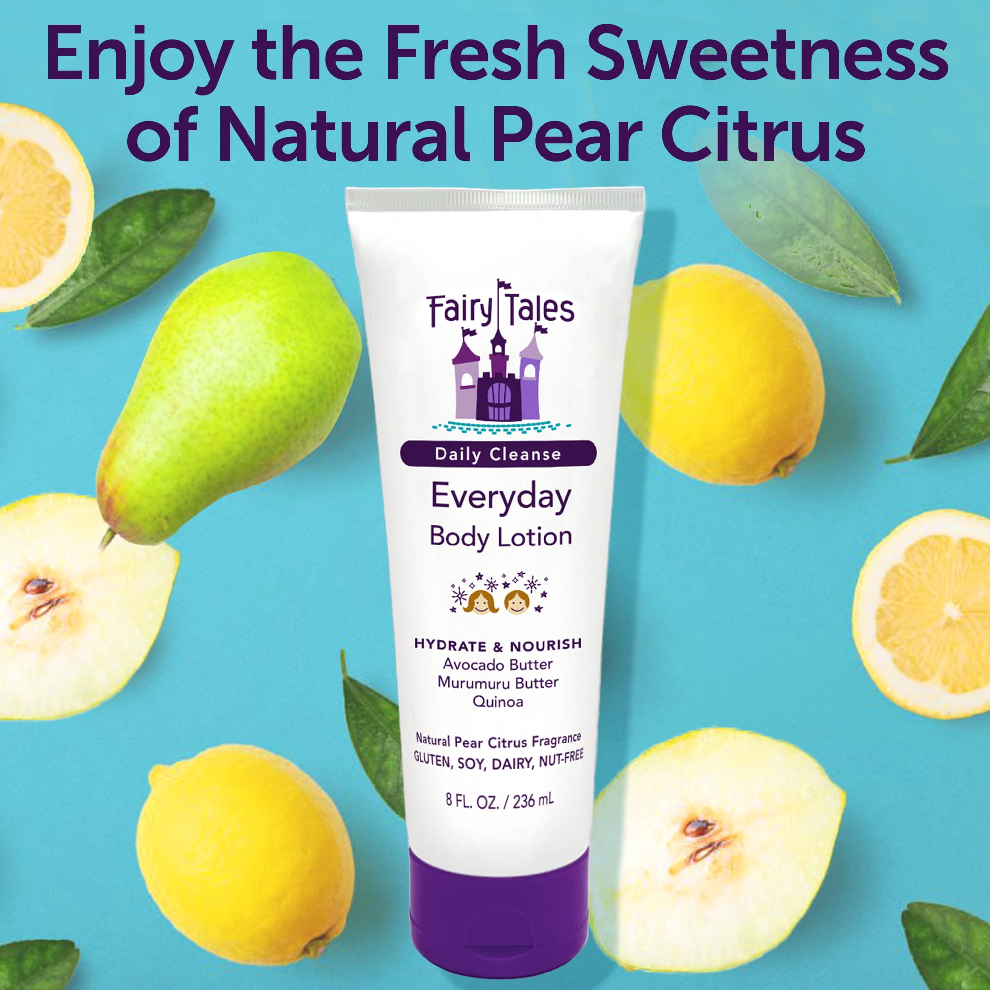 Fairy Tales Daily Cleanse Kids Everyday Body Lotion, 8 fl oz