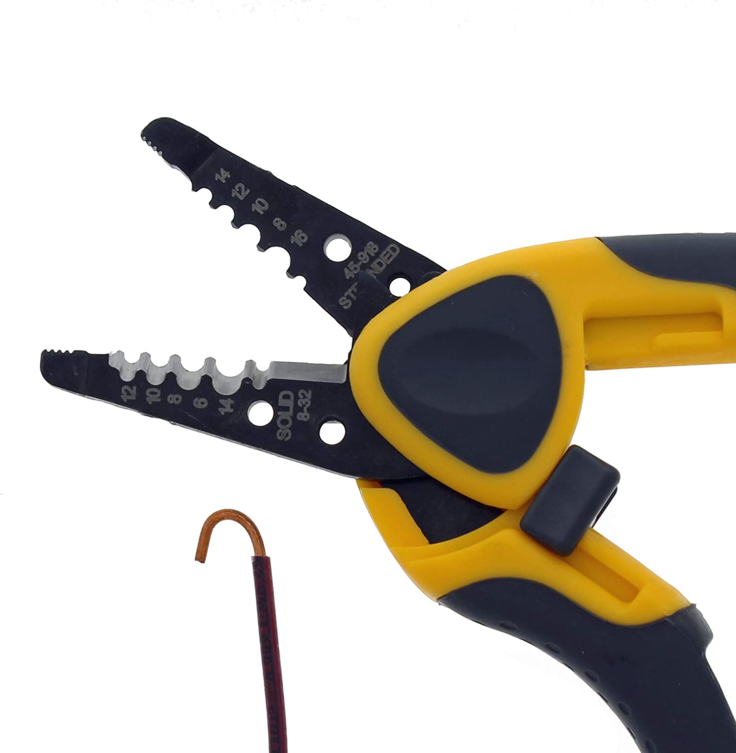 45-918 - Kinetic Reflex T-Stripper Wire Stripper 12-20AWG Stranded - (Pack of 1)