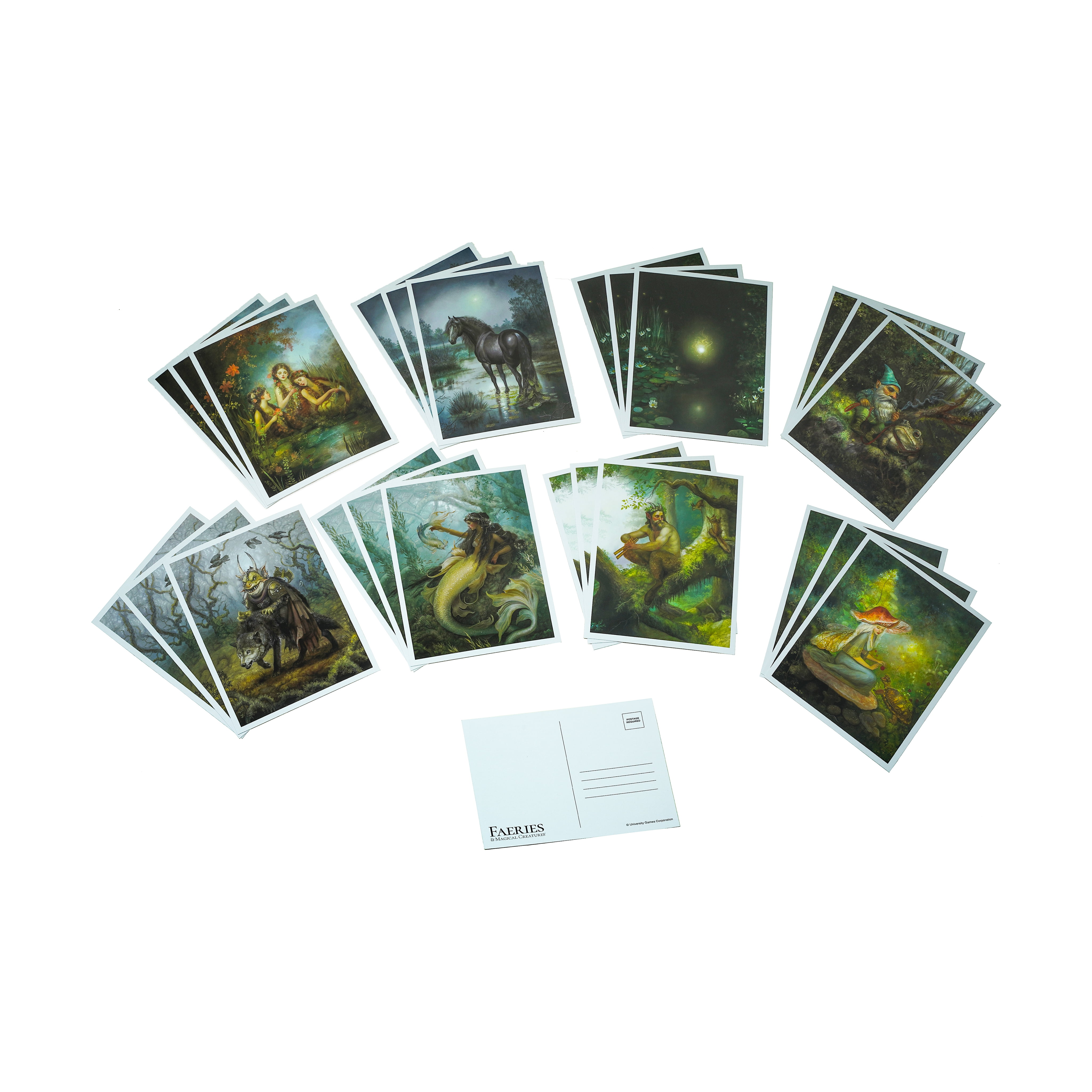 Forbidden Games The Art of Faeries & Magical Creatures - Collectible Postcards in Gift Box