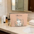 thumbnail image 4 of B Easter Storage Bag, Portable Makeup Bag With Anti-Skid Zipper And Foldable Design, Travel Organizer For Cosmetics, 4 of 7