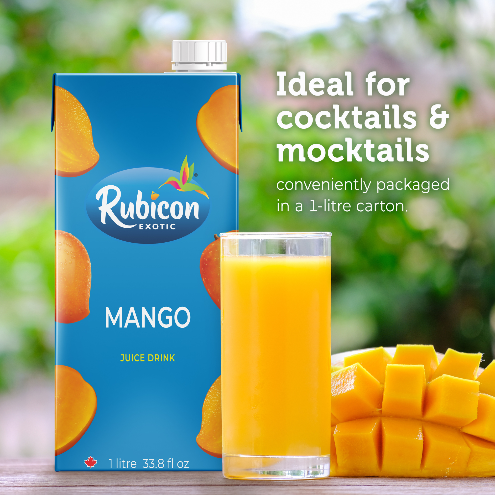 Boisson au jus exotique à la mangue de Rubicon 1 litre