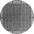 thumbnail image 1 of Ahgly Company Indoor Round Oriental Gray Industrial Area Rugs, 5' Round, 1 of 4