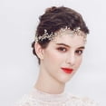 thumbnail image 3 of Diadema de mujer Qarigey de cristal color Oro, 3 of 6