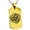 Gold, variant on Stainless Steel Triskelion Odin's Horn Knot Viking Engraved Dog Tag Pendant Necklace