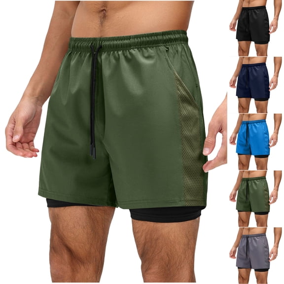 lcziwo Mens Casual Shorts with Pockets Summer Relaxed Fit Drawstring Beach Shorts Hiking Fishing Straight Leg Elastic Waist Work Shorts Sky Blue XL