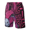 thumbnail image 4 of Cauagu ink Donkey Pop Art Print Men's Swim Trunks,Hawaiian Bathing Suit Swimsuits Beach Shorts with Pockets for Men Quick Dry Swimming Board Shorts-3X-Large, 4 of 6