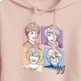 thumbnail image 3 of Golden Girls - Golden Girls Character Grid - Juniors Cropped Pullover Hoodie, 3 of 5