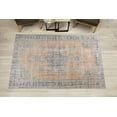 thumbnail image 6 of Navy Blue and Orange Rug, Medallion Rug, Faded Rugs, Oriental Rug, Turkish Rug, Custom Rug, Office Rug, Bedroom Rug, Colorful Rug, 2'x3' - 60x90 cm, 6 of 8