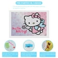 thumbnail image 3 of Diamond Art Kits for Adults Hello Kitty Diamond Art Gem Art Painting Full Drill Round Art Gem Painting Kit for Home Wall Decor Gifts 8"x12", 3 of 6
