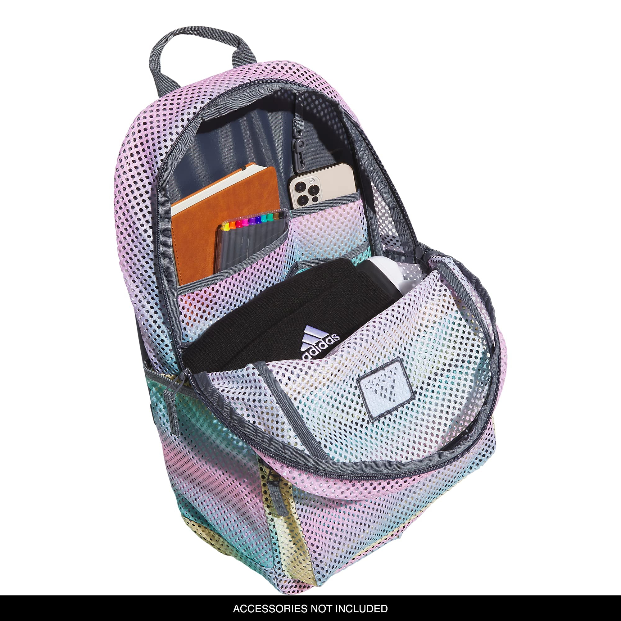 Adidas hermosa mesh backpack purple hotsell