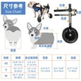 thumbnail image 2 of Dog Wheelchair for Back Legs Aluminum Alloy Adjustable for Small Dogs, 2 of 5