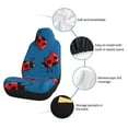 thumbnail image 6 of Xecao Colorful Ladybird for Automotive Seat Covers for Cars Trucks and SUVs – Gray Car Seat Covers for Front Seats, Truck Seat Protectors-1, 6 of 9
