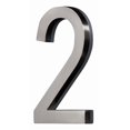 thumbnail image 1 of Chiffre de Maison Rétroéclairé à DEL, Nickel Satiné #2, 1 of 9