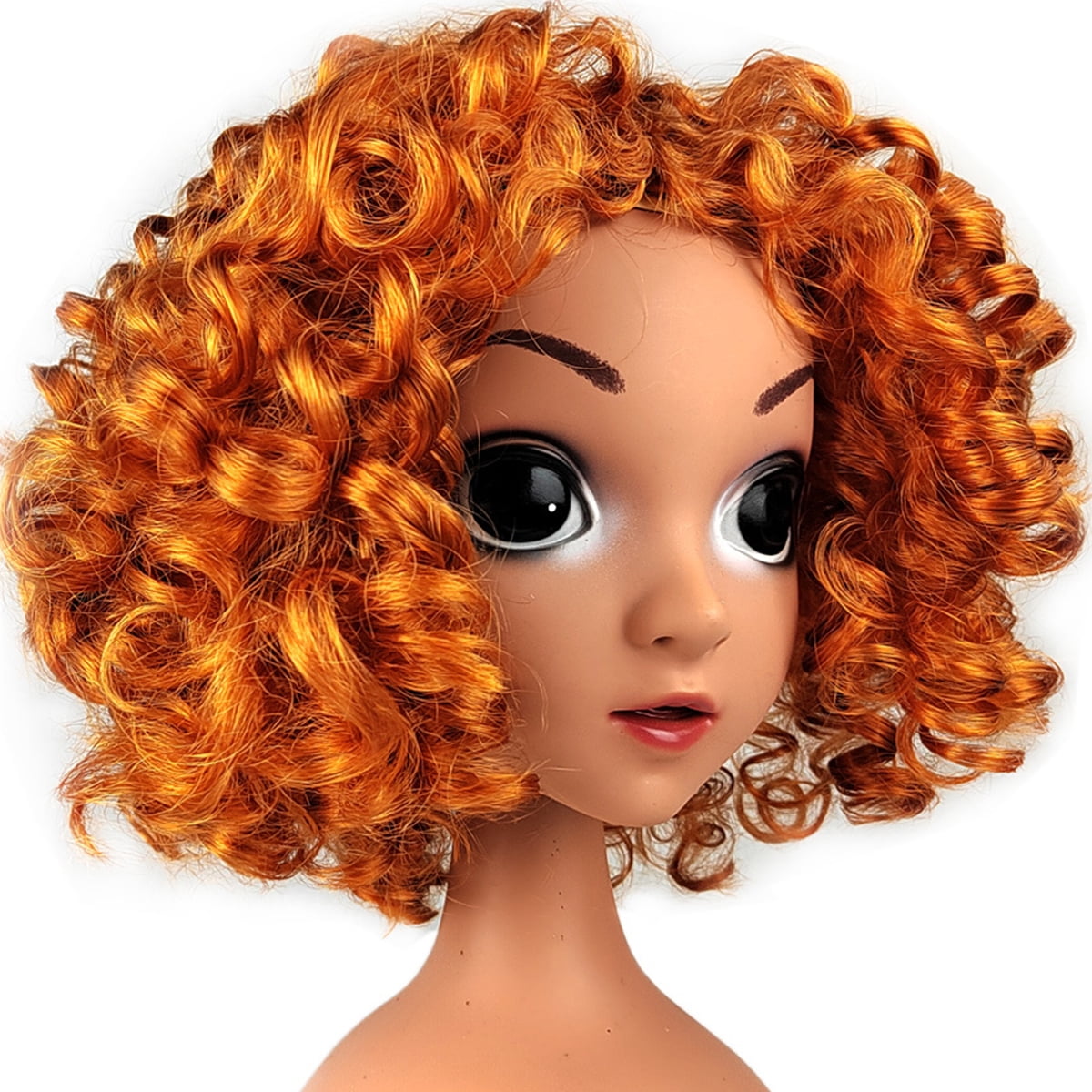 Eummy Cosplay Hair Wig Chemical Fiber Cute Short Curly Hair Women