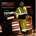 thumbnail image 4 of Chaqueta Ergodyne GloWear 8377 Type R Class 3 Lime XL, 4 of 6