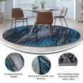 thumbnail image 3 of Flash Furniture Rylan 84" Round Fabric Area Rug in Blue/Gray, 3 of 9