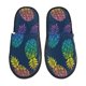 thumbnail image 1 of Fotbe Abstract Bright Pineapple Fruit Retro Pantuflas Peludas para Mujer con Estampado, Zapatillas de Peluche, Zapatos de Invierno para Casa, Uso Interior y Exterior-Large, 1 of 8