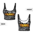 thumbnail image 6 of Sports Bra For Women, Travel Sports Bras For Women High Support, Workout Tank Tops Woman With Removable Cups, 6 of 8