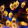 thumbnail image 1 of new Halloween LED light string bat pumpkin skull combination pendant led Halloween decorative light string, 1 of 7