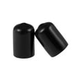 thumbnail image 2 of Tapas de protectores de rosca Uxcell de vinilo 50 piezas 0.43" negro, 2 of 6