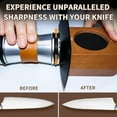 thumbnail image 3 of Rolling Knife Sharpener with Diamond & Ceramic Discs, 15° & 20° Magnetic Angle Tool for Kitchen/Pocket Knives - Polishing Function, Large Magnetic Pad, Works with Any Hardness Steel, 3 of 8