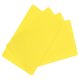 thumbnail image 1 of Paquete de 40 tarjetas en blanco, tarjetas de identificación de 20 mil, tarjetas de crédito en blanco, amarillas, 1 of 6