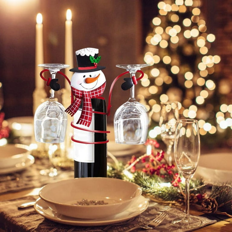 Christmas wine rack hotsell