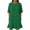 Green, variant on Women’s Solid Waffle Knit Casual Mini Dress, Round Neck Short Sleeve Loose T-Shirt Dress with Ruffle Hem, Breathable Everyday Summer Dress for Errands Relaxed Outings Light Purple S